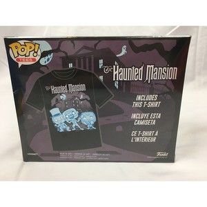 Funko POP Disney Haunted Mansion SMALL T-Shirt Tee Hitchhiking Ghosts Unisex